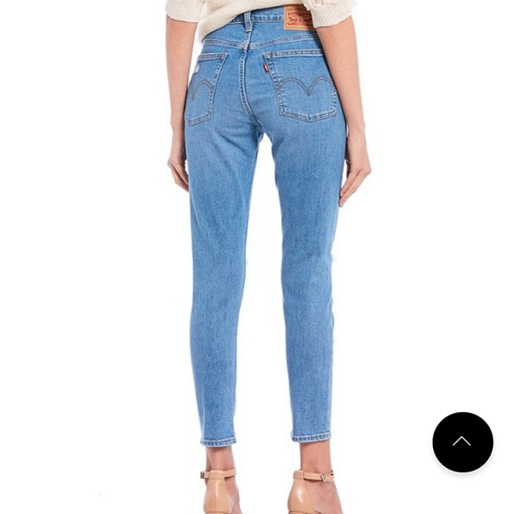 Levi's WEDGIE High Rise Skinny Jeans Size 24 25 - Picture 4 of 13